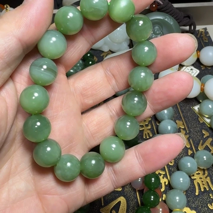 和田玉（碧玉）手串未镶嵌