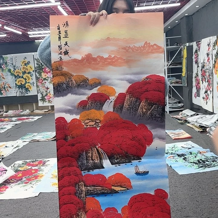 国画无毛和被绒毛或被绒毛