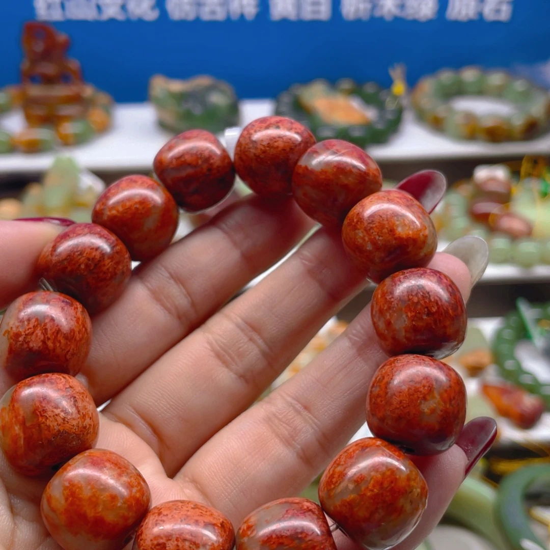未镶嵌手串透闪石质玉