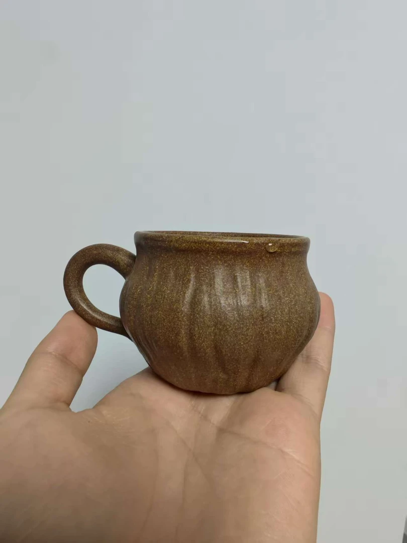 宜兴原矿紫砂杯莲蓬杯