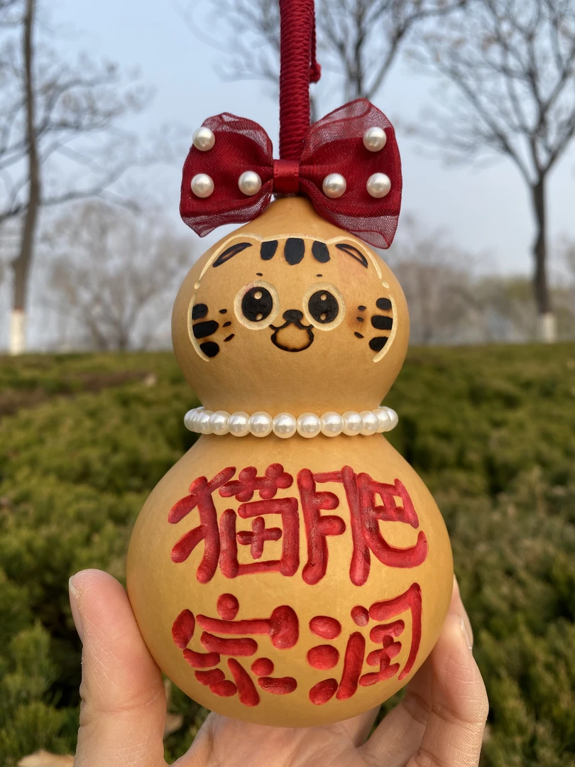 【直播间专拍】天然迷你小葫芦可爱表情手机链车挂包挂装饰摆件