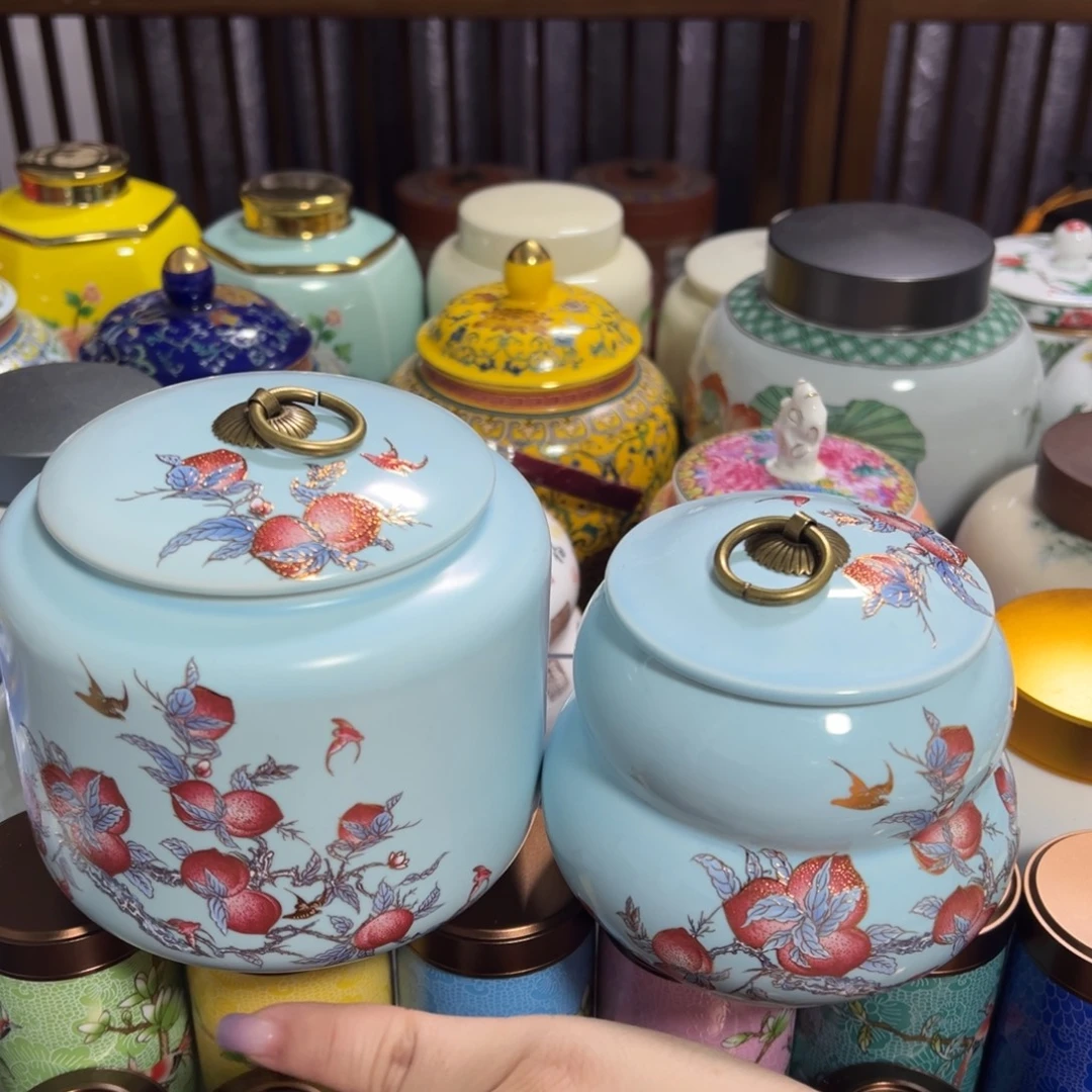 陶瓷密封罐茶叶罐