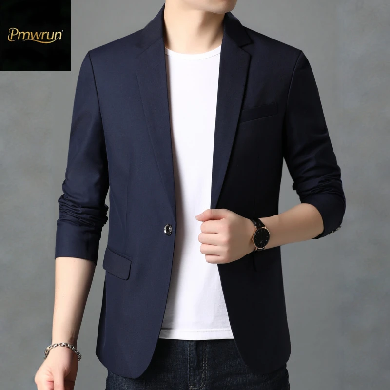 男士西装外套时尚新款百搭爆款时尚休闲正装西服男秋冬季单西上衣