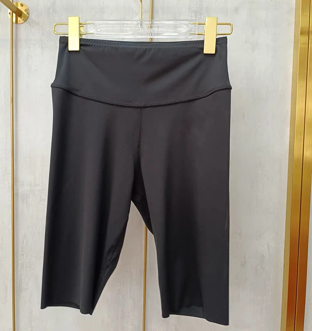 热拉提女士五分骑行裤薄款夏季收腹提臀