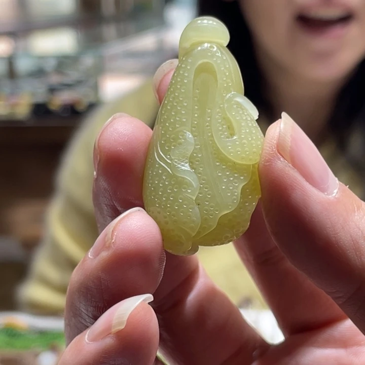 和田玉未镶嵌吊坠(不含链)