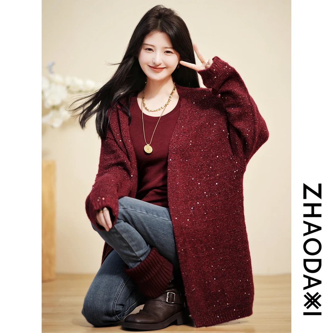 【赵大喜】新年愿望.羊绒系列 | 高克重Y绒Y毛开衫毛衣/绞花工艺