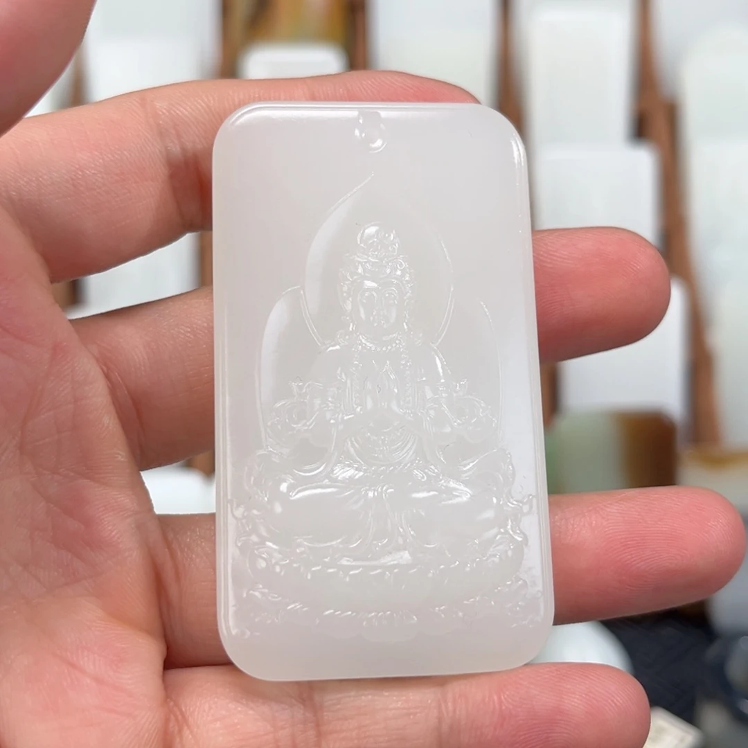 吊坠(不含链)未镶嵌和田玉