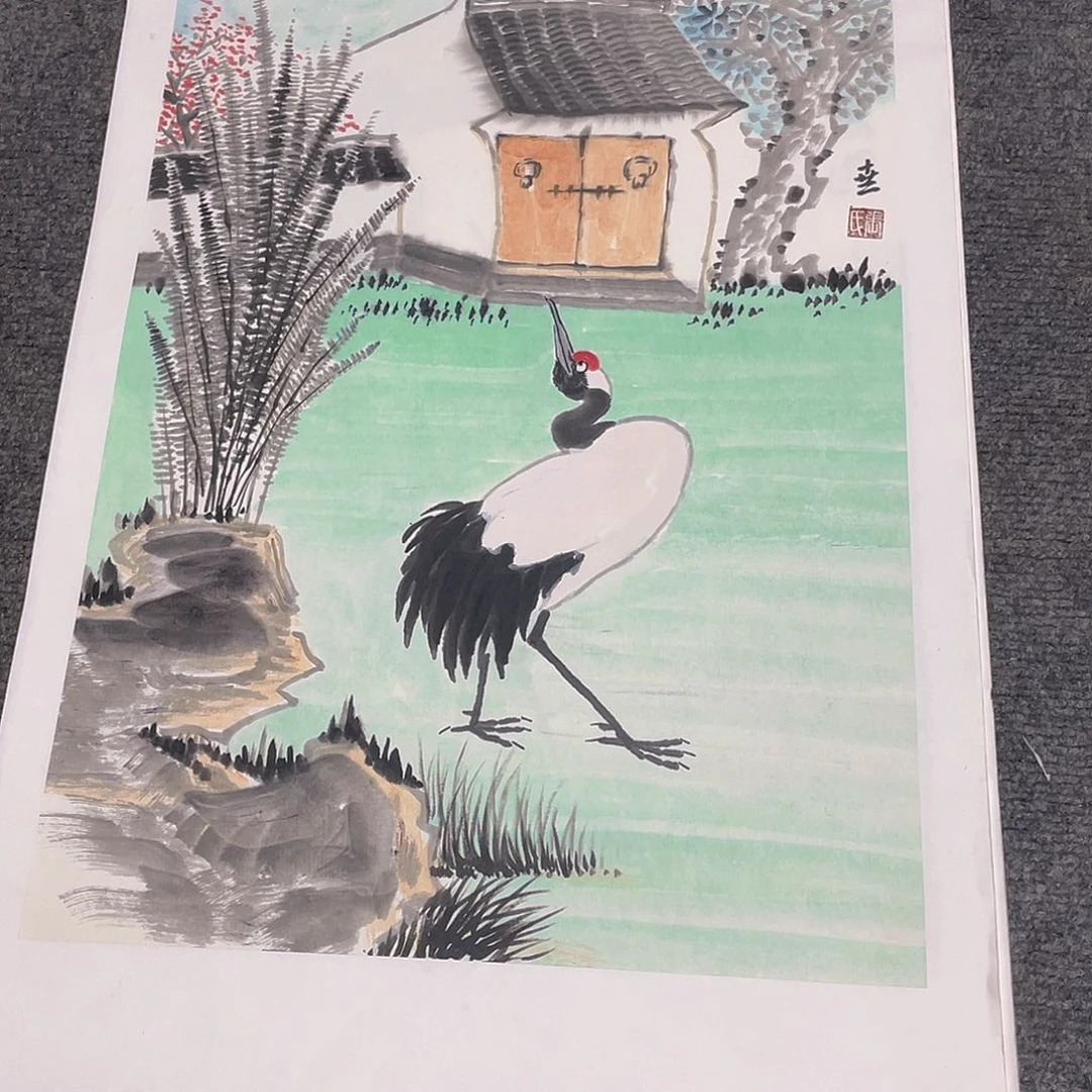国画1.4平尺纯手绘国画作品