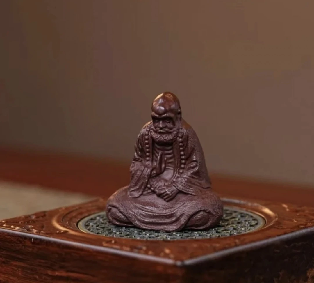 宜兴紫砂古铜泥达摩