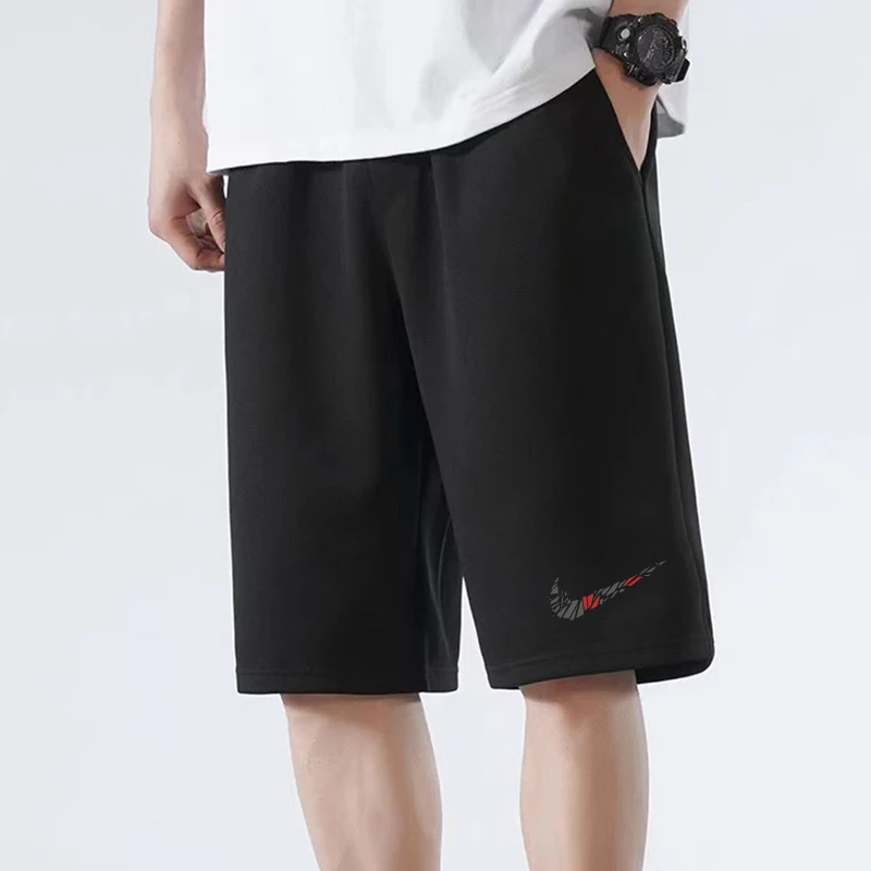 【一折粉丝福利】冰丝短裤男装夏季新款时尚潮牌-森木