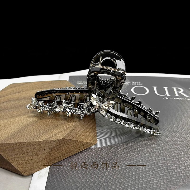 【LXX靓西西】060 抓夹11厘米双面小蝴蝶气质全盘发发夹