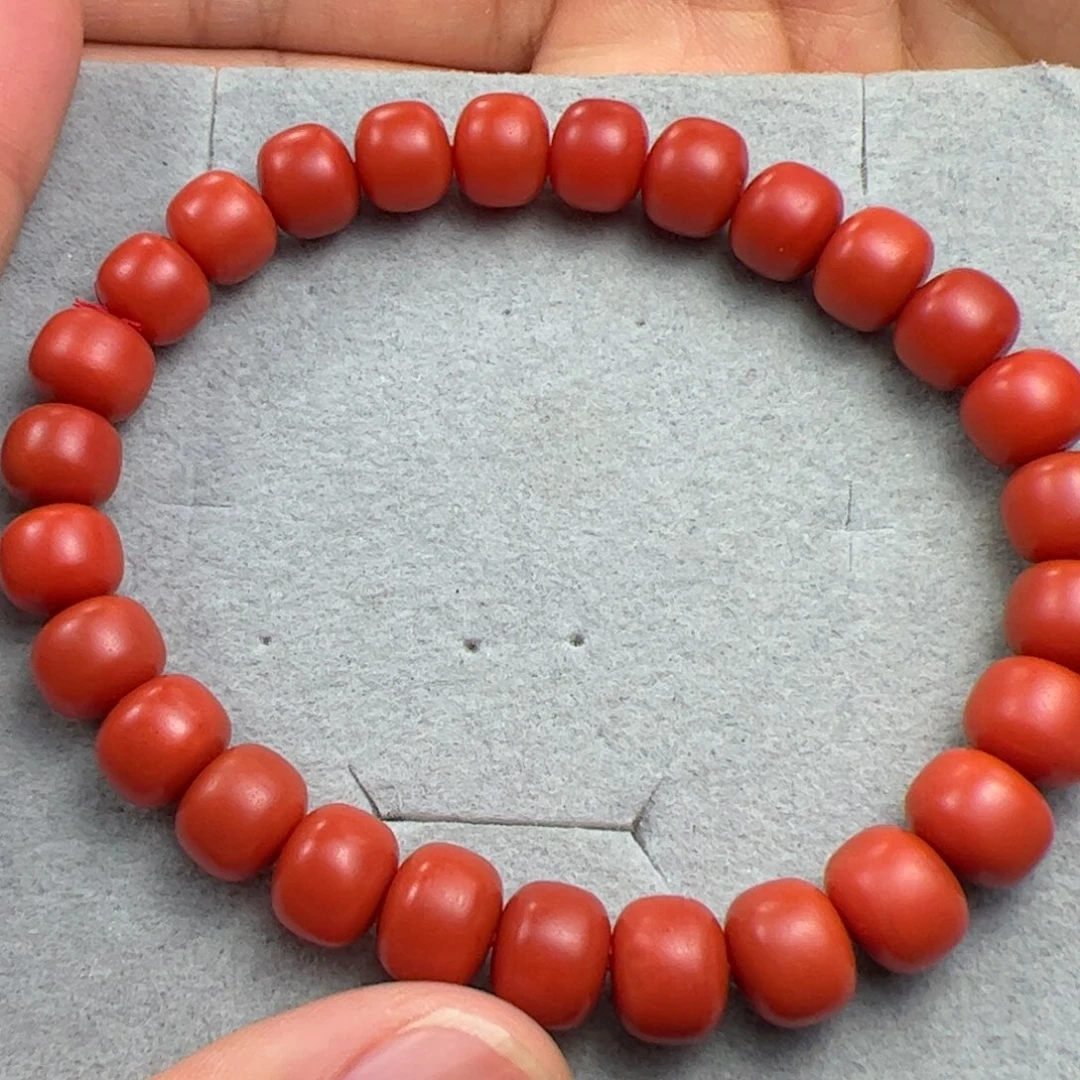 南红玛瑙手串未镶嵌
