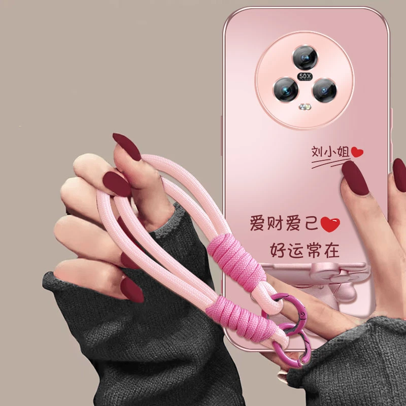 适用于荣耀magic5手机壳爱财爱己AG磨砂百家姓超薄防摔手机壳