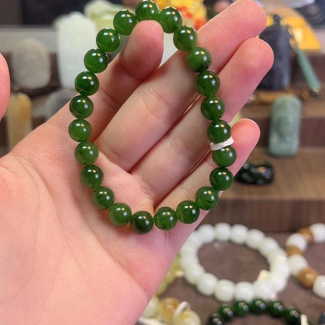 和田玉未镶嵌手串
