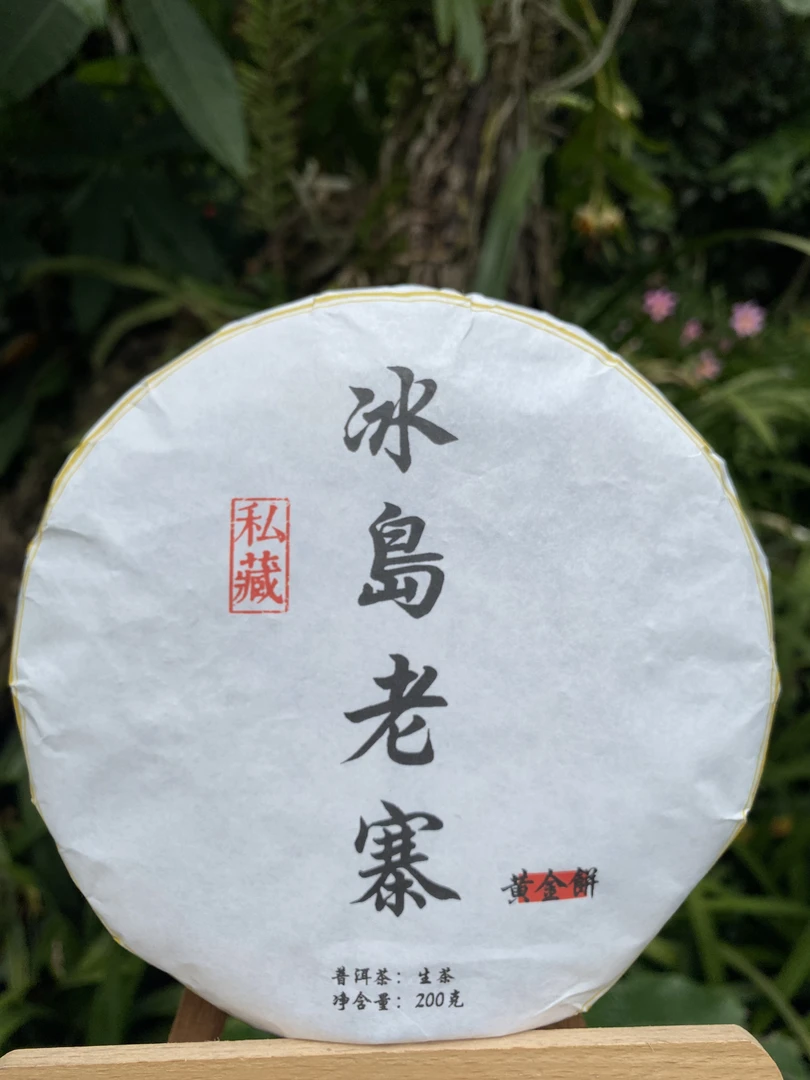 2024 冰岛老寨 古树 春 黄金叶普洱生茶 200克饼