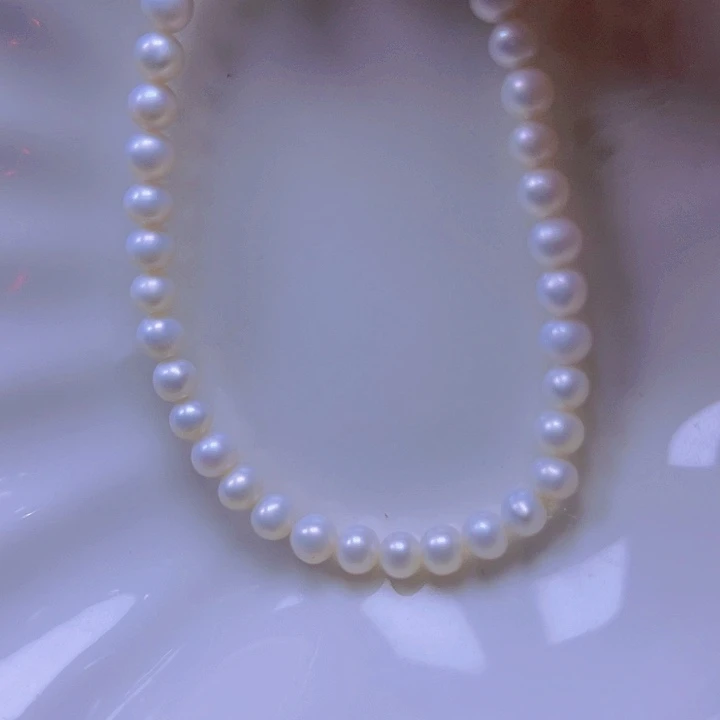 淡水珍珠手绳合金