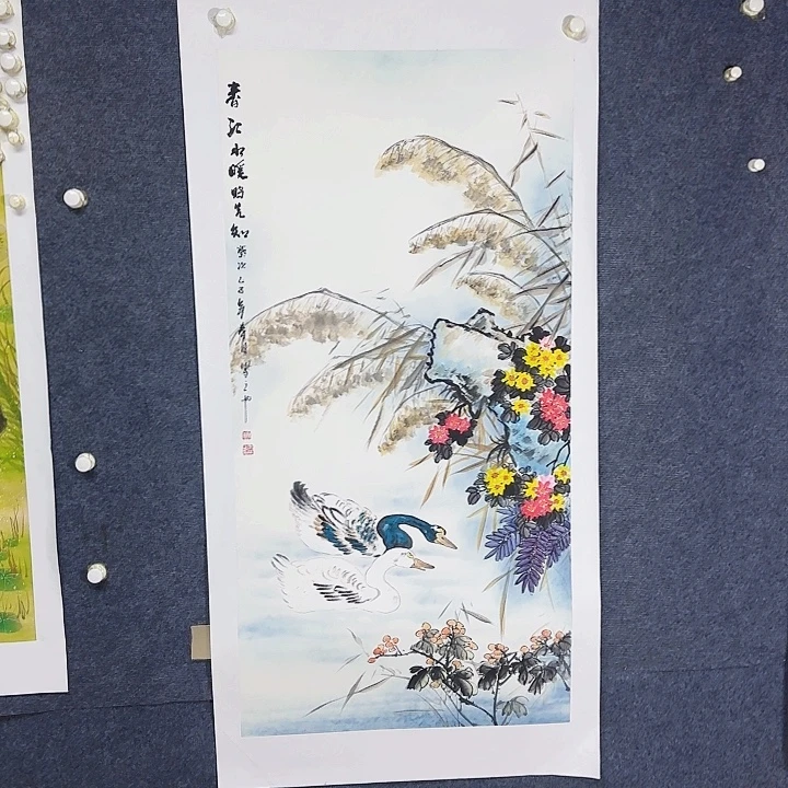 国画国画花鸟画作品