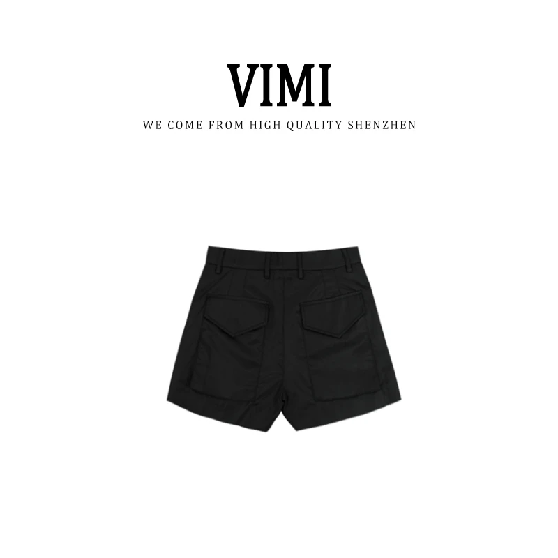 【三防短裤】VIMI新款轻薄重工设计感时尚短裤 2412WKZNS10889