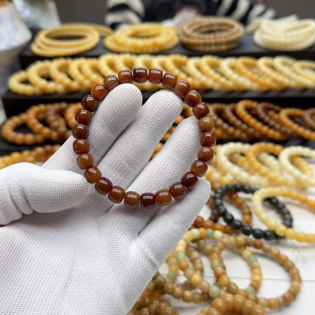 手串菩提根/象牙果8*9鬼工5年