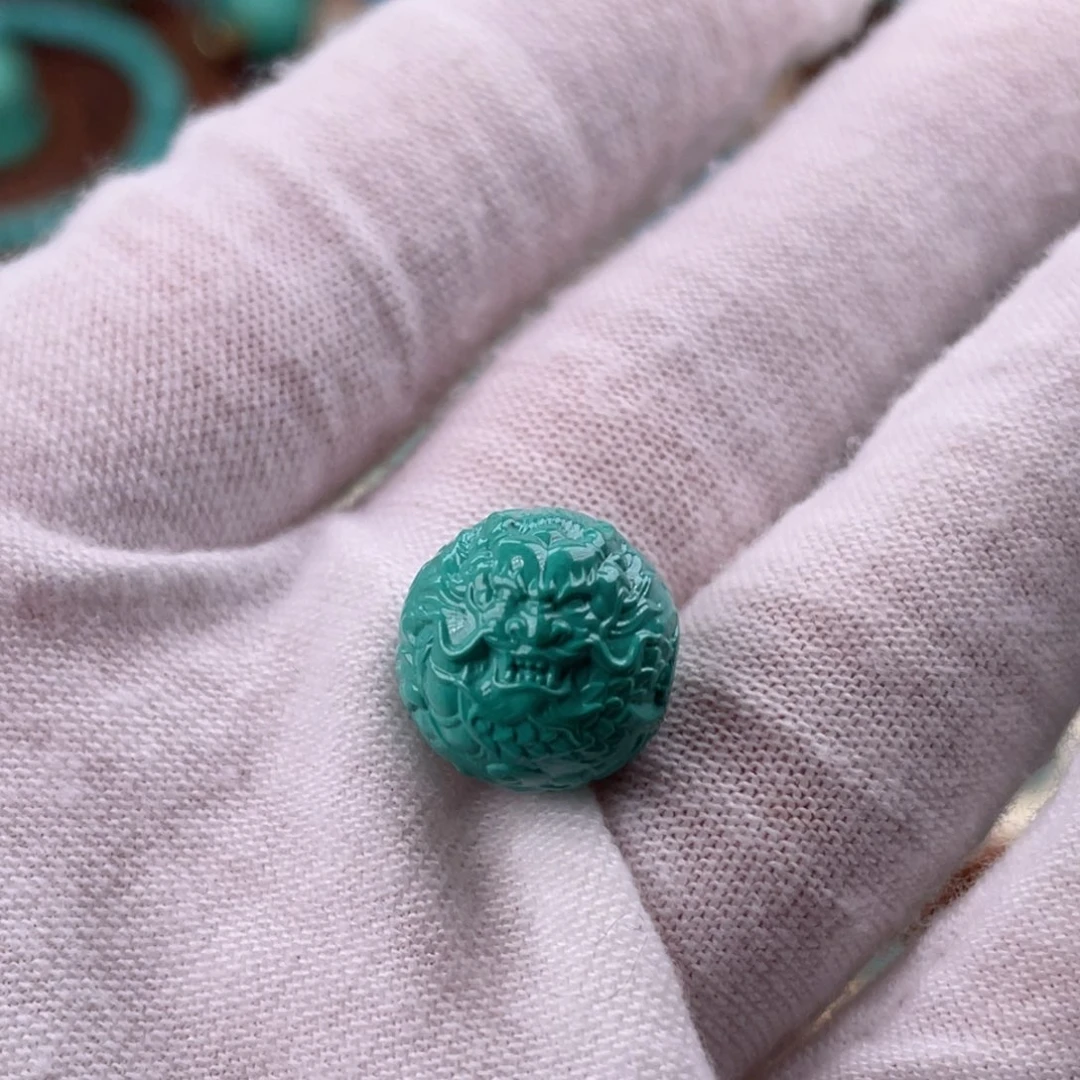 精品深绿龙珠卡13mm