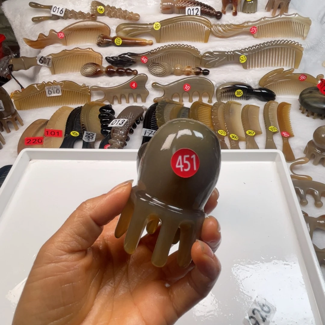 咖***豆牛角梳福利款梳子