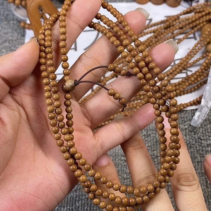 檀香木无事牌老山檀香黑肉0.4/216圆珠