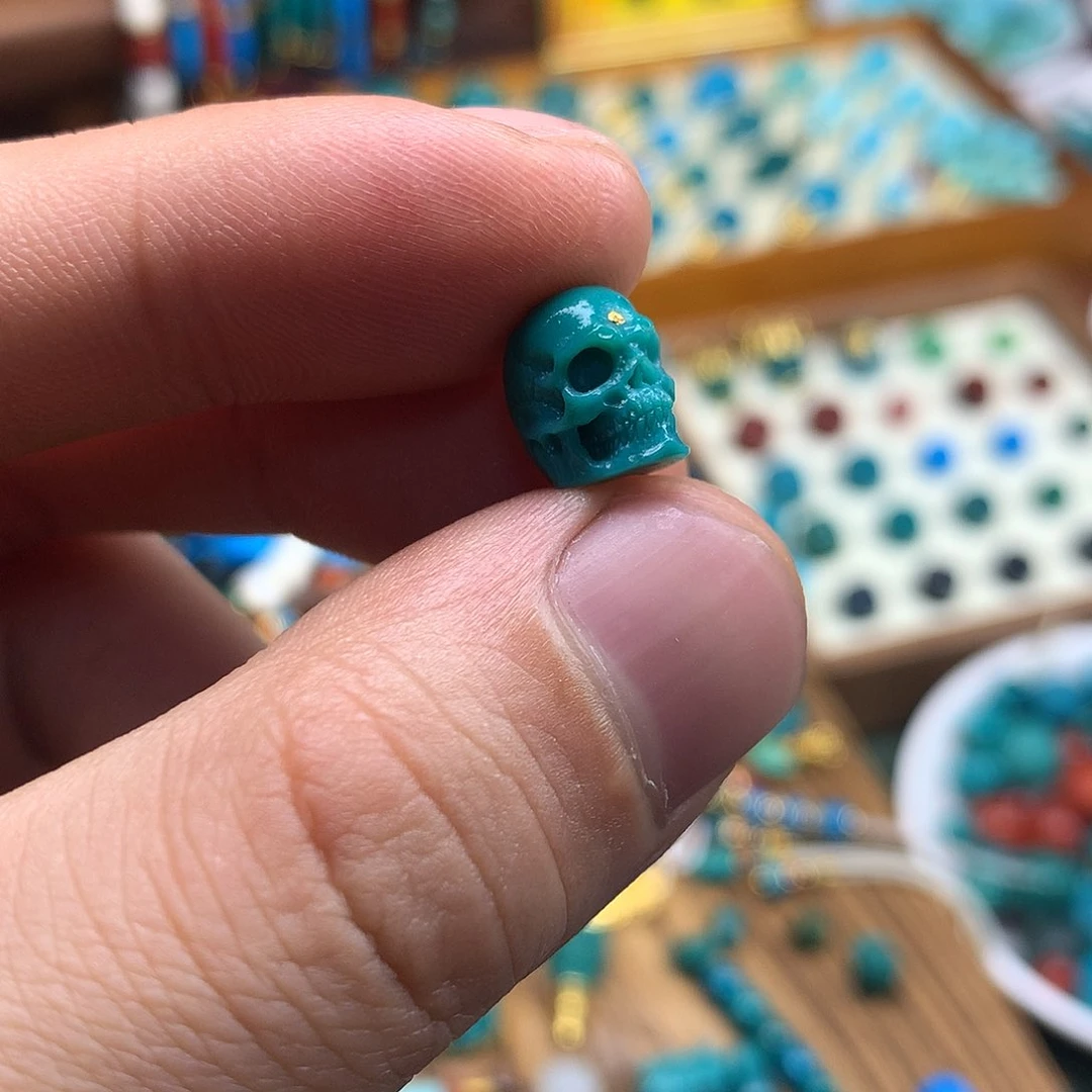 未镶嵌绿松石珠宝奇石