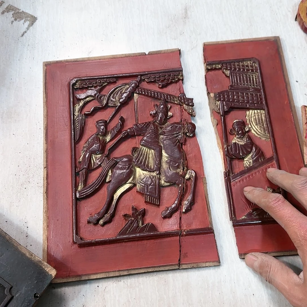 木逸****）老木雕艺术的设计师