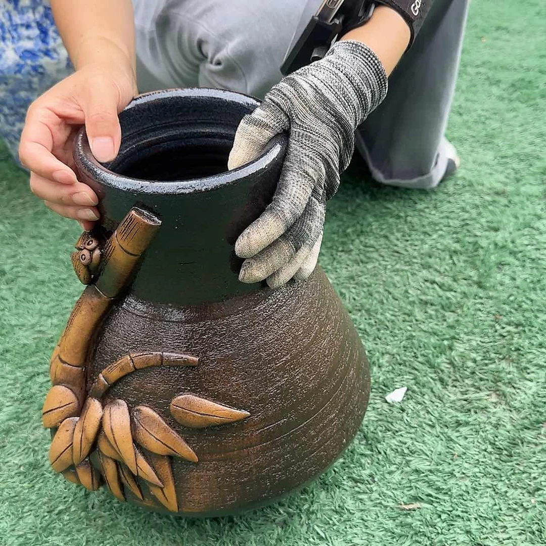 紫砂花盆王嫂花盆直播0619-248高33口14无孔