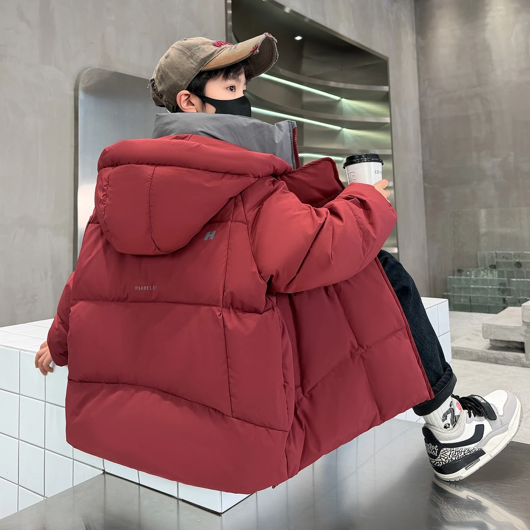 男童冬装棉服2025新款中大儿童秋冬款棉衣冬季加厚棉袄外套时尚潮