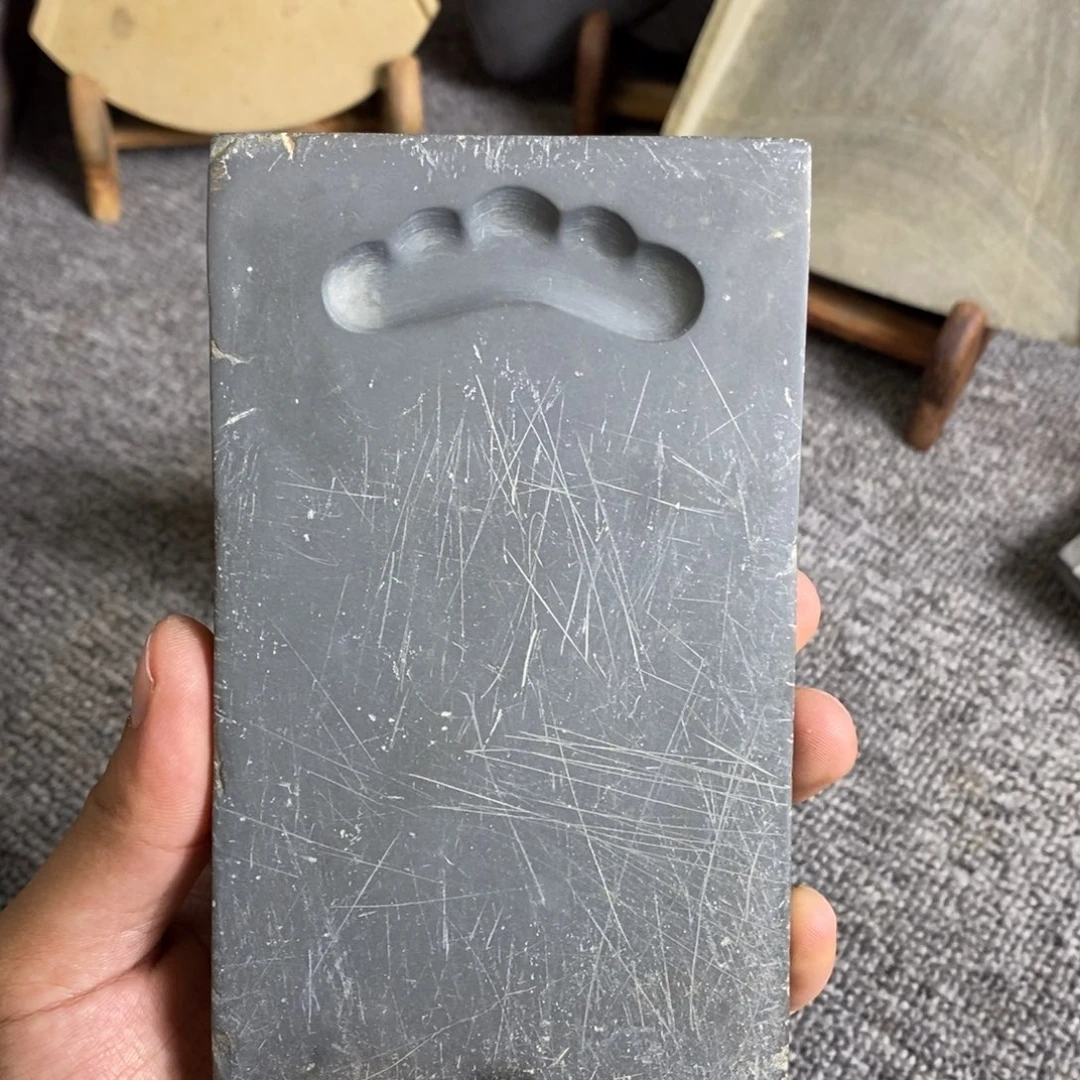 宋代莲花池歙砚干净