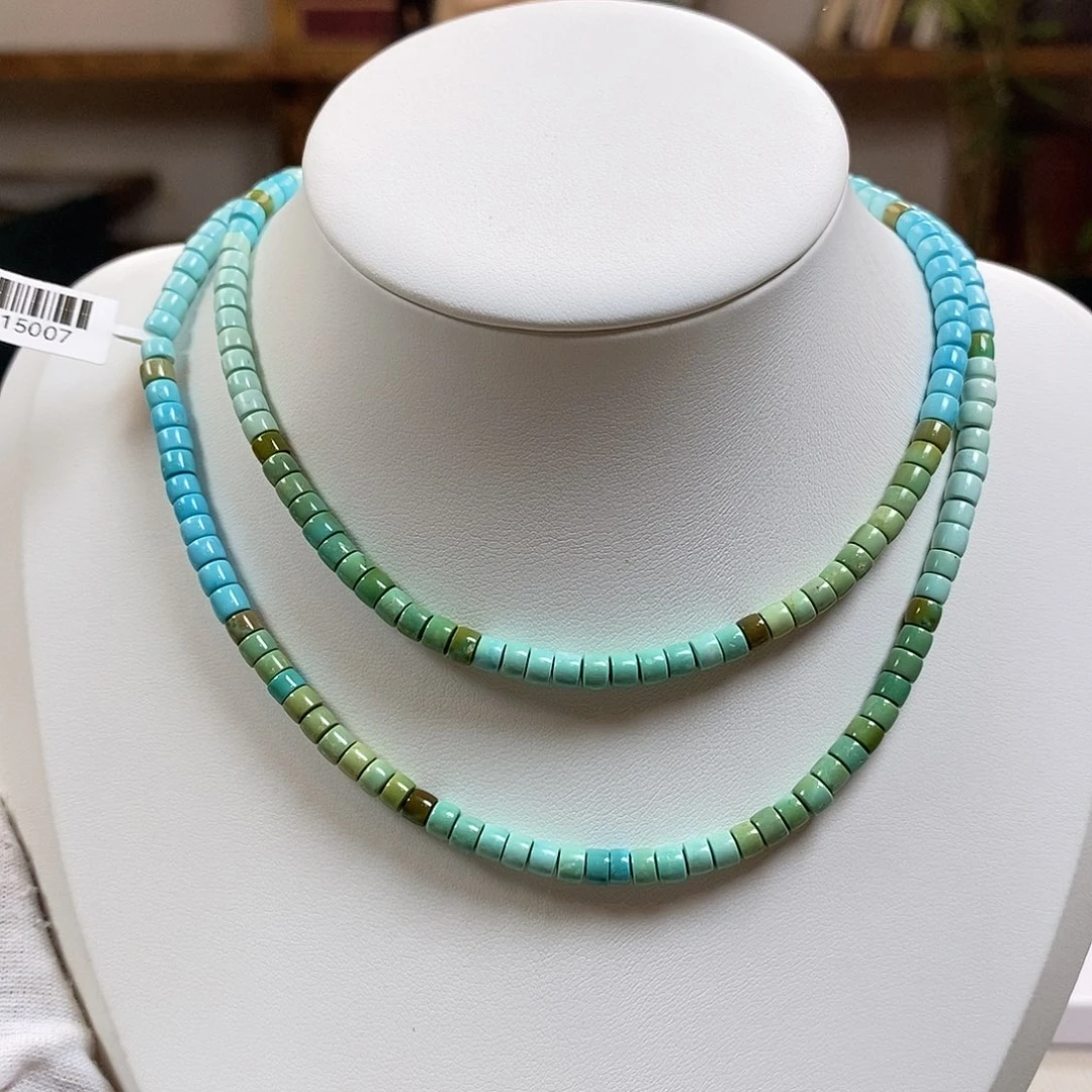 绿松石A16直切108卡4未镶嵌