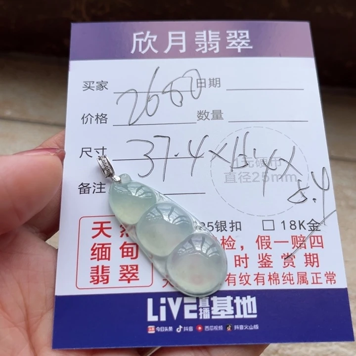 二****翡翠未镶嵌颈饰天然