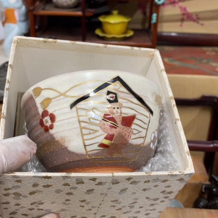 瓷中古艺术品摆件