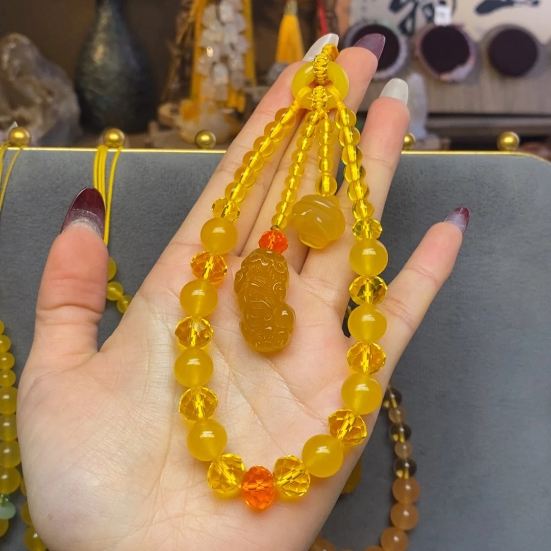 玛瑙/玉髓未镶嵌车挂挂件