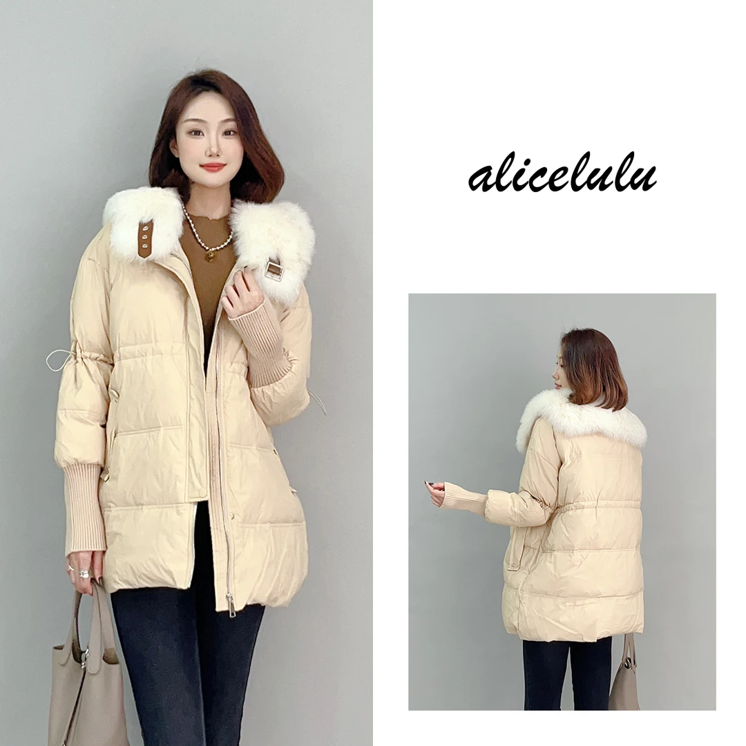 4 ALICE “冬日北疆”羽绒服 奢贵毛领 保暖鸭绒 S2141845Ur