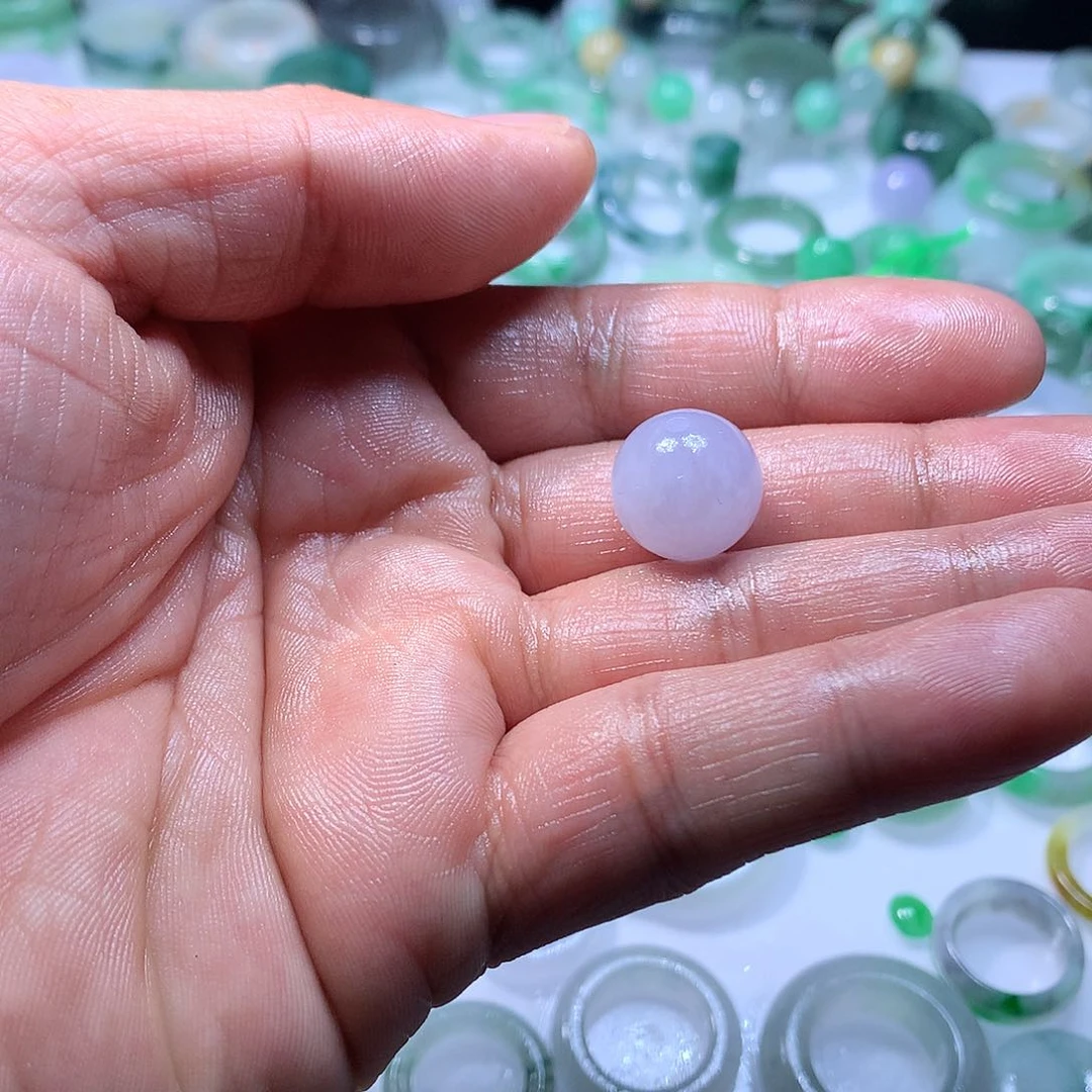 定制翡翠未镶嵌月*