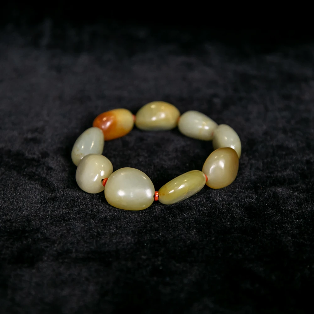 和田玉手链YQ-6266（评级撕毁不退）