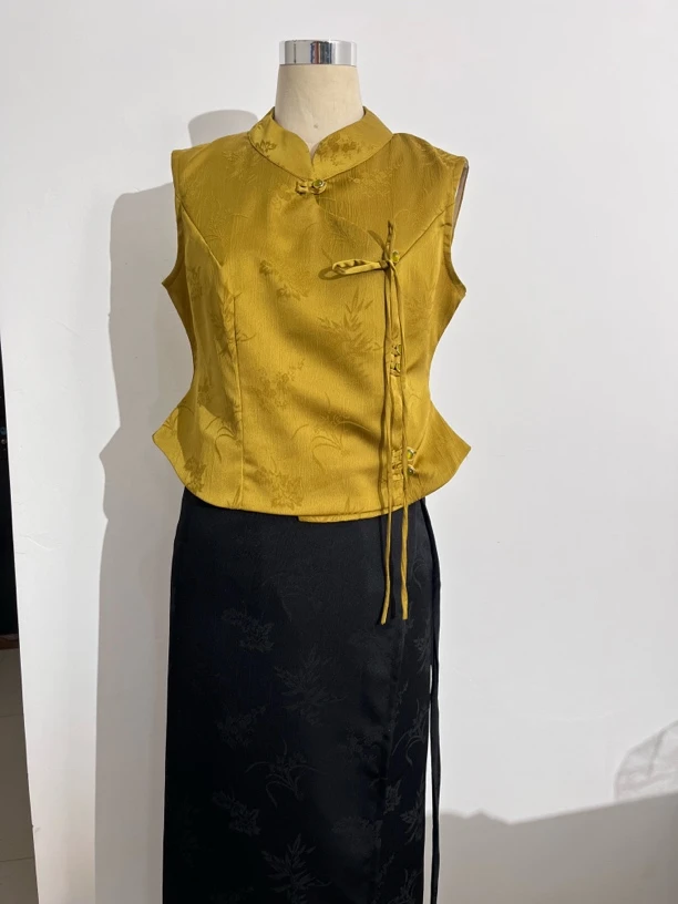 西双版纳傣族民族中式风格上衣➕一片式裙子