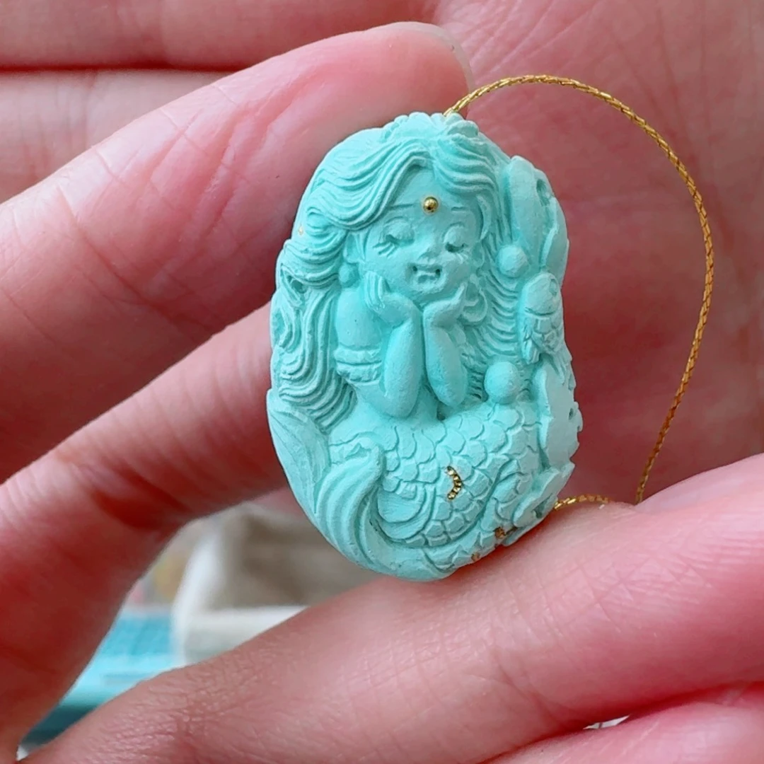 未镶嵌绿松石珠宝奇石