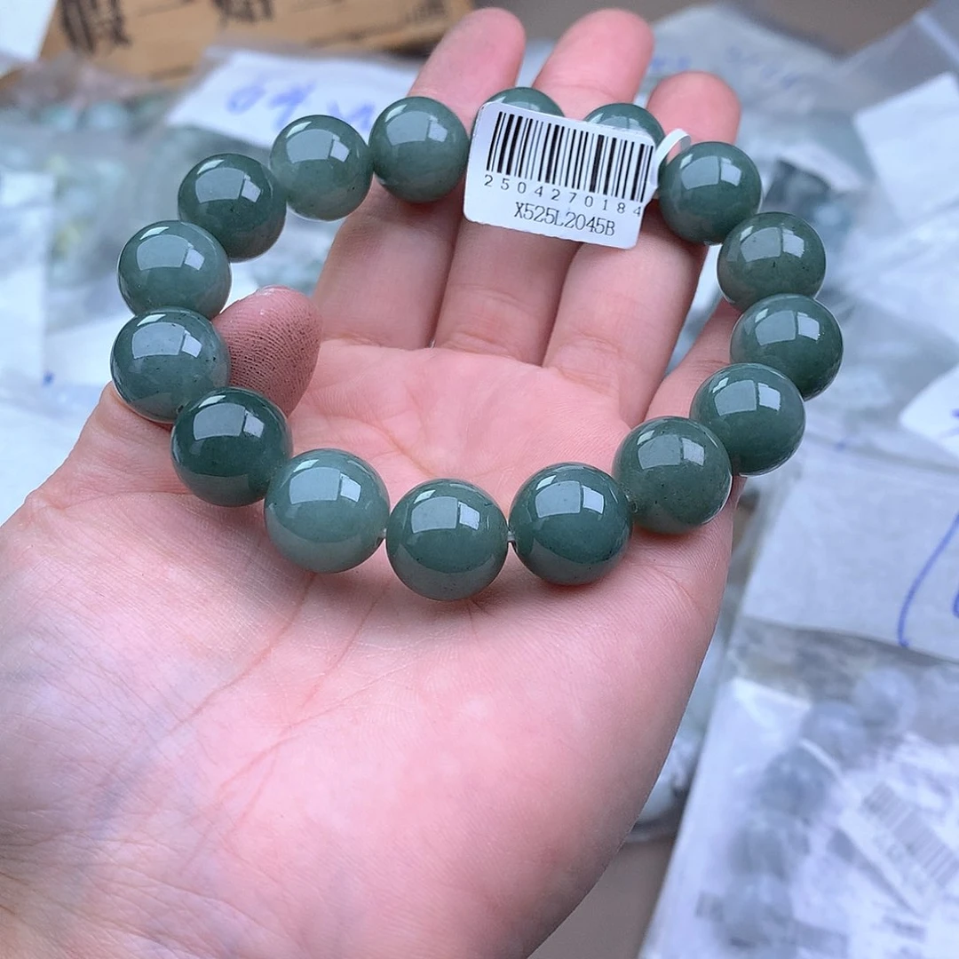 未镶嵌手串定制翡翠