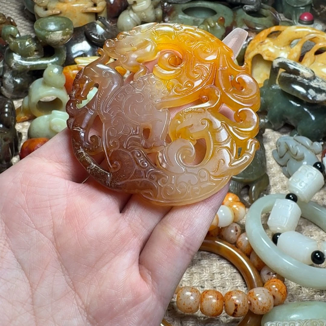 白玉菩提吊坠挂件