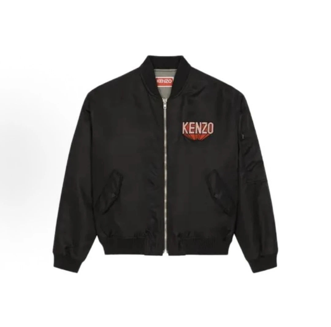 未使用 KENZO/肯佐 KENZO印花图案拉链式长袖夹克外套