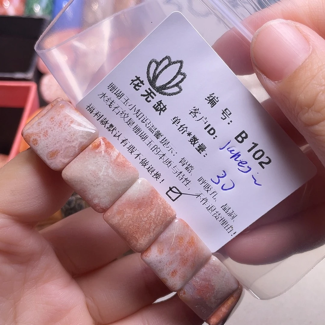 J***妮未镶嵌手镯硅化玉