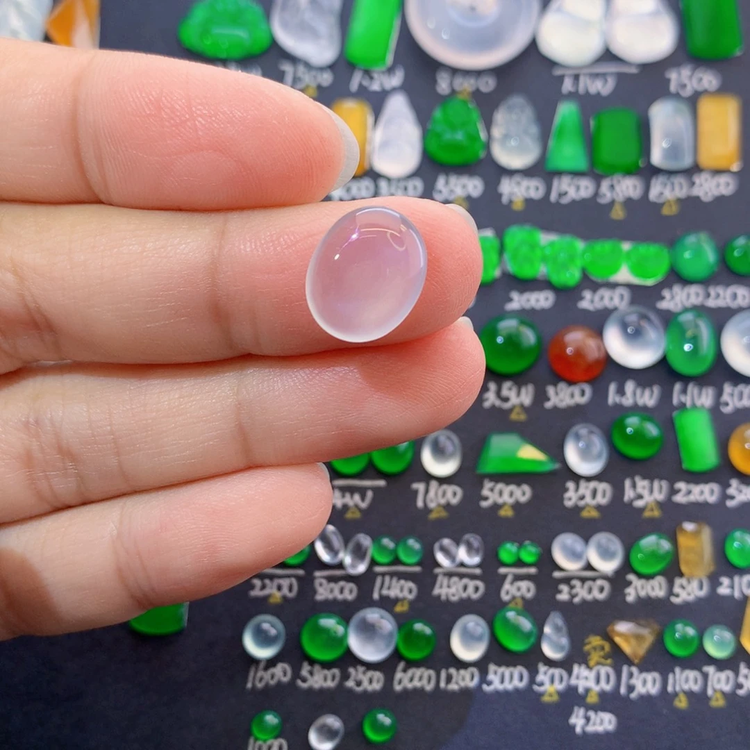 翡翠未镶嵌颈饰天然翡翠玉石蛋面