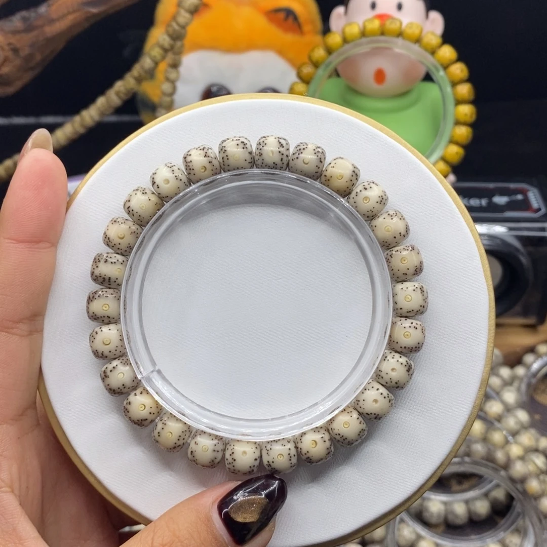 手串星月菩提白冰大眼睛9✖️8同枝果