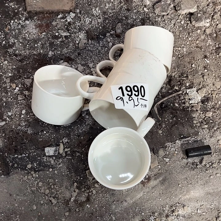 搪瓷微瑕外贸陶瓷餐具1990
