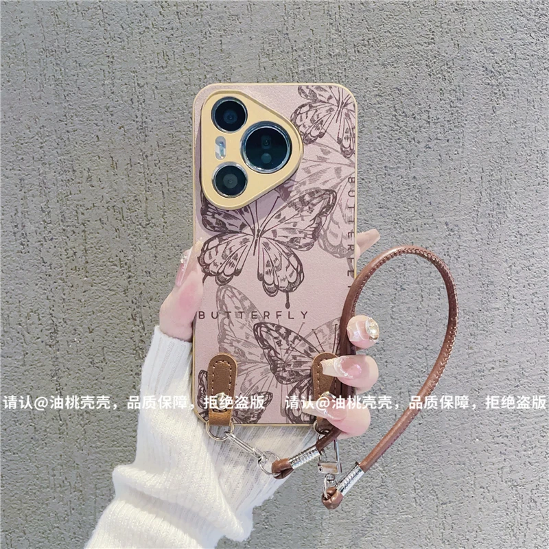 （华为Pura70系列）肤感皮纹适用Pura70/70Pro/Pro+/ultra手机壳潮