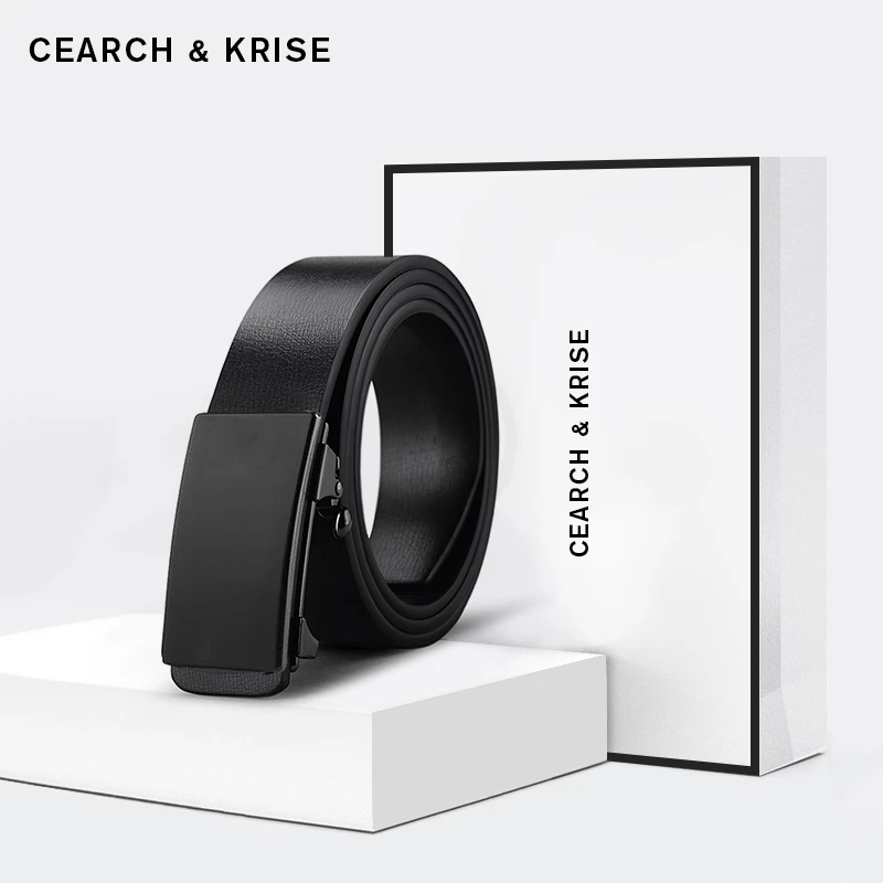 【CearchKrise官方正品】皮带男真皮时尚潮年轻人裤腰带送男友礼物