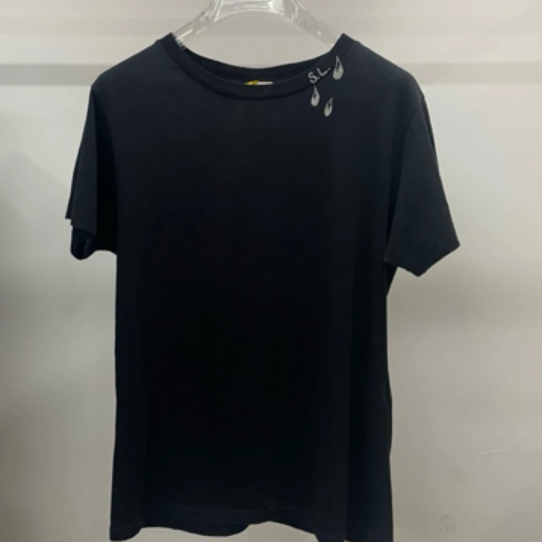 99新 YSL/圣罗兰 黑色短袖/XS码/F00178